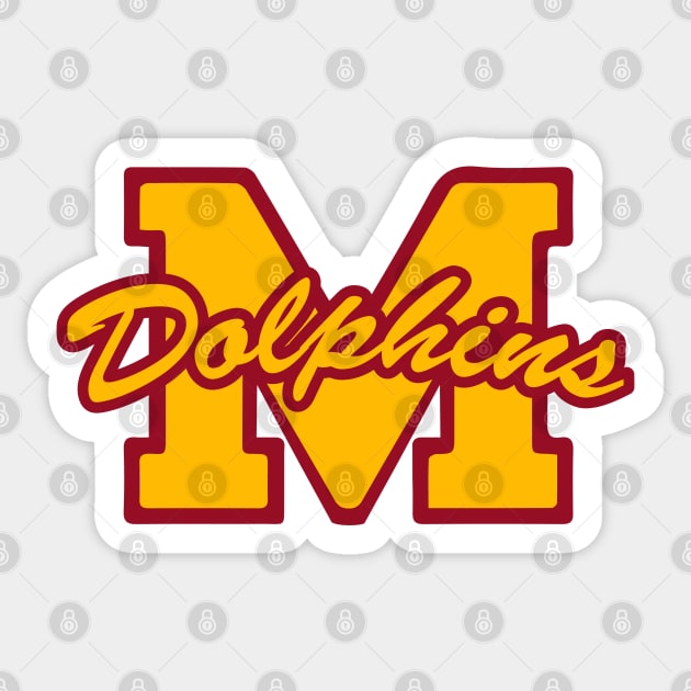 Moordale Dolphins Sticker by Cinestore Merch